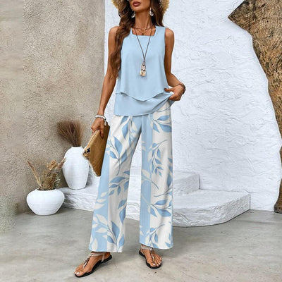 Conjunto de Dos Piezas: Top y Pantalón