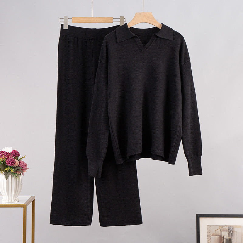Conjunto Lotus de pantalón y jersey de punto