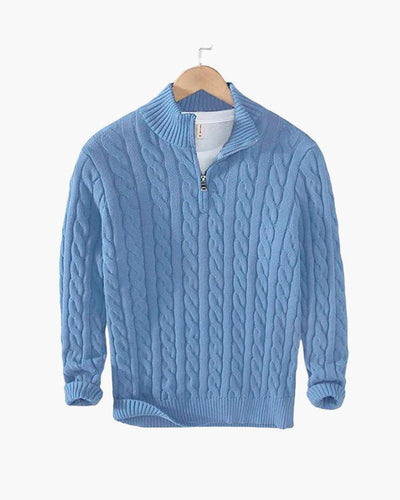 Encanto | Jersey de punto trenzado con cremallera