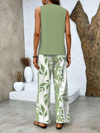 Conjunto de Dos Piezas: Top y Pantalón