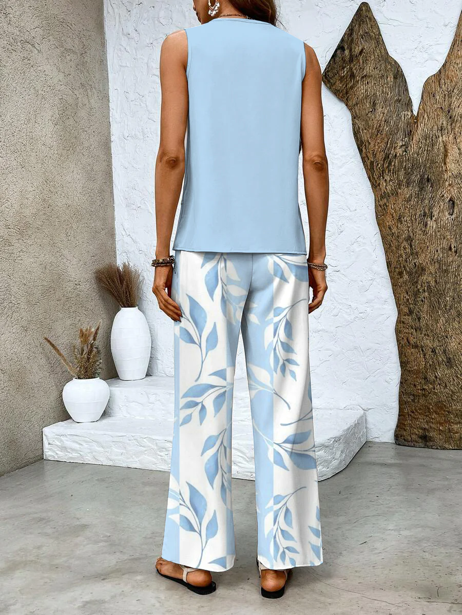 Conjunto de Dos Piezas: Top y Pantalón