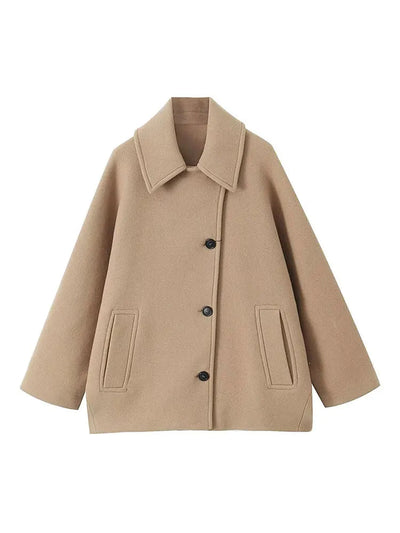 Chaqueta Reila Oversize con Bolsillos