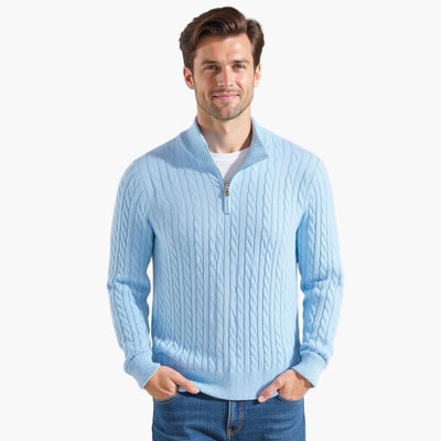 Encanto | Jersey de punto trenzado con cremallera