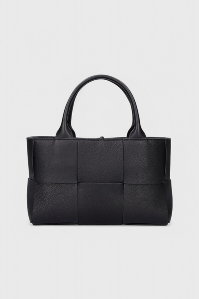 Bolso de hombro trenzado, clásico y elegante