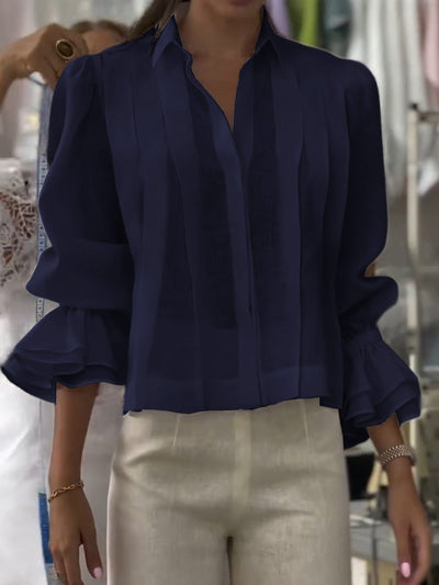 Verena – Blusa con Solapa Lumière