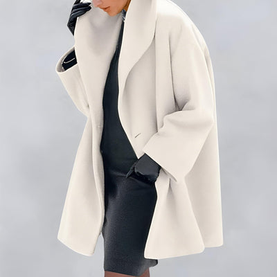 Eleva tu estilo con el lujoso abrigo de lana Viela®