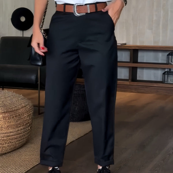 Mathilda | Pantalón de Vestir de Cintura Alta